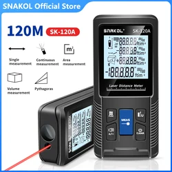 SNAKOL Distance Meter 40m/50m/70m/100m/120m Laser Rangefinder Tape Range Finder Measure Device Tools Digital Ruler Test Tool