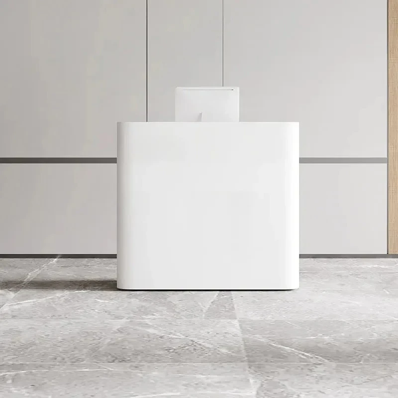 

Modern Simple Small Reception Desk Bar Counter Store Information Office Desks