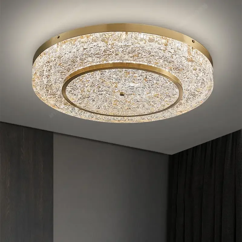 

Living room art, postmodern, minimalist, circular bedroom, room light Italian minimalist light luxury ceiling light