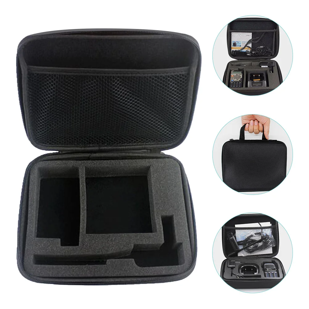 Radio Carrying Case Handheld Walkie Talkies Storage Case Suitcase For UV-5R UV-5RE UV-82 8d -F8