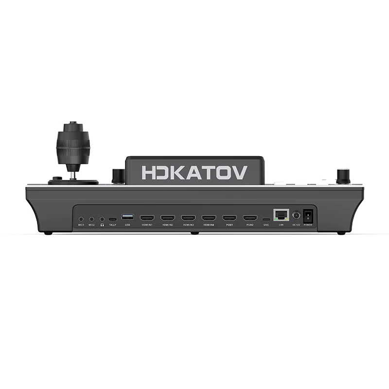 5.5 Inch FHD LCD 4-Channels Live Streaming Video Switcher With PTZ Control & Chroma/Luma Key for Diverse Scenarios