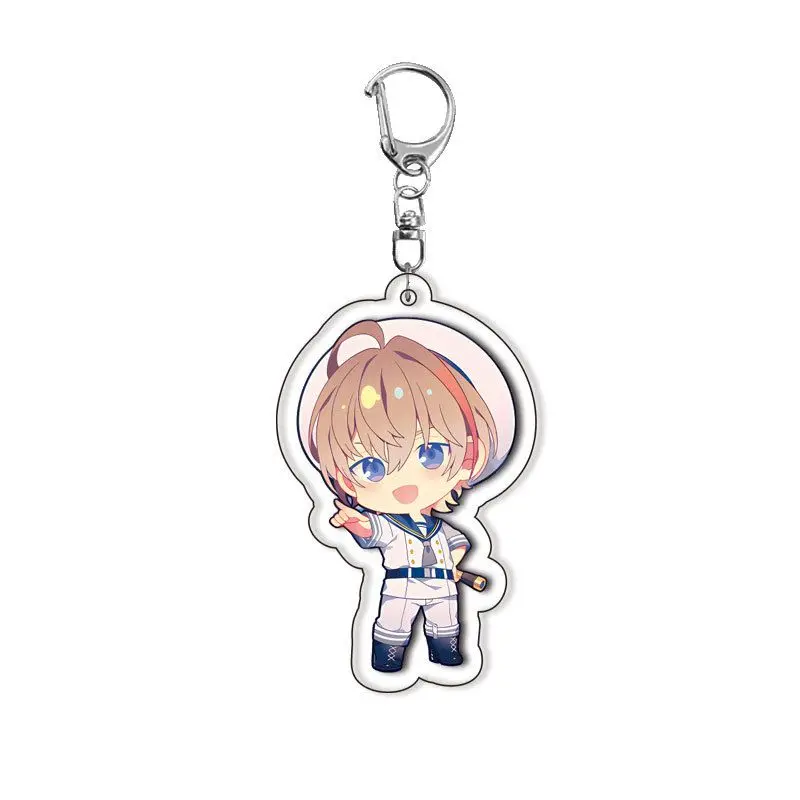 

Virtual YouTuber Acrylic Keychain Cartoon Anime Toys Fingures Model Keyring Latch Cars Key Chains Pendant Ornament Kids Key Ring