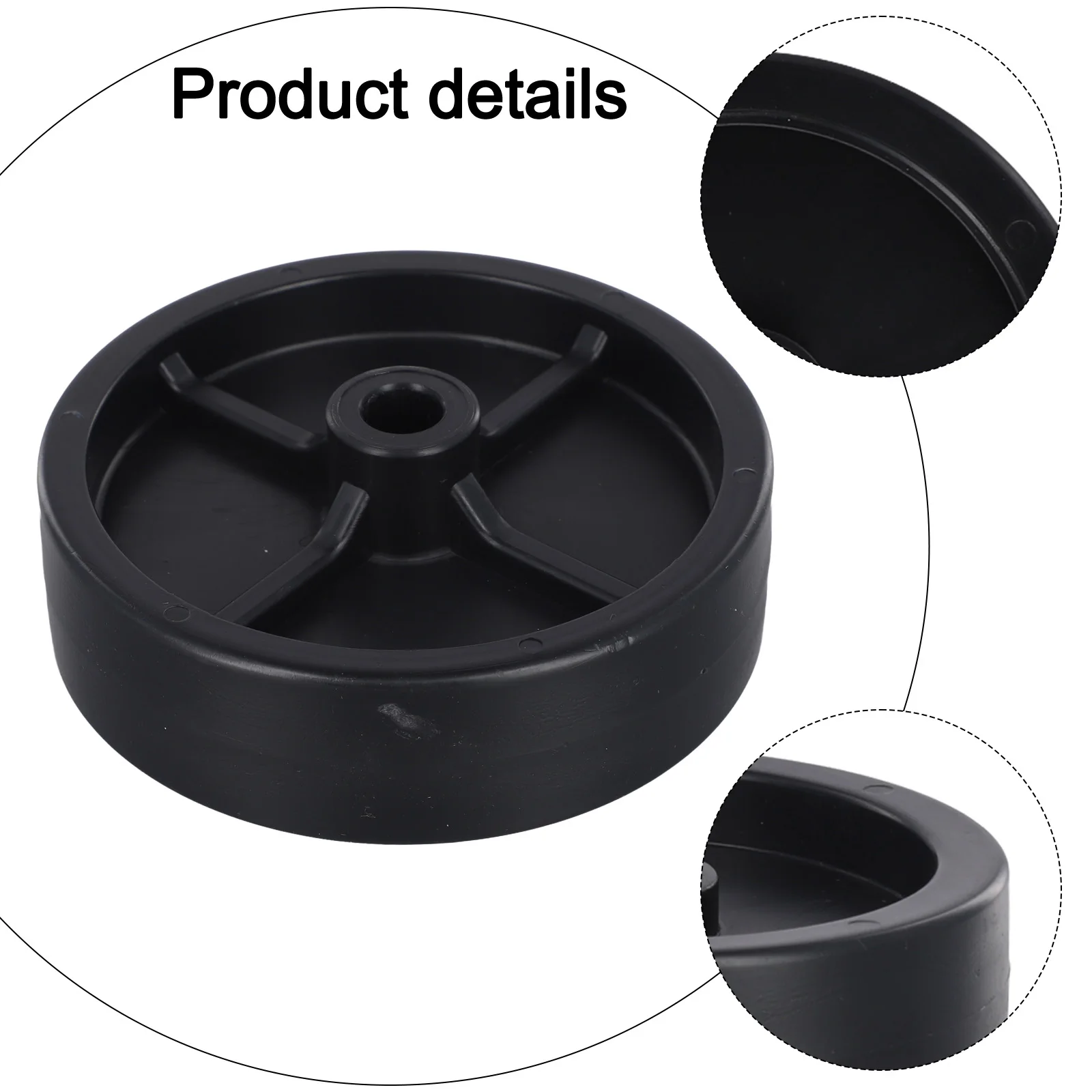 Set of 2 Deck Wheels and Hardware For for Troy and For Cadet Compatible with 1120337 7340973 Enhances Mowing Efficiency