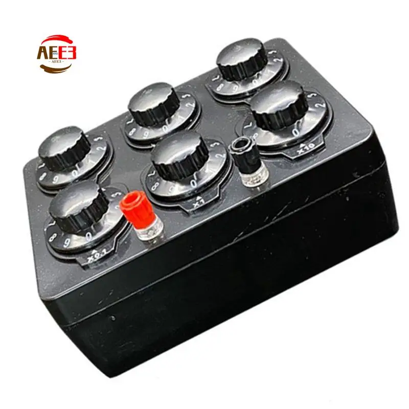 AEE3-0-99999.9 Ohm Simple Resistance Box Precision Variable Decade Resistor Teaching Instrument Teaching Resistance Box