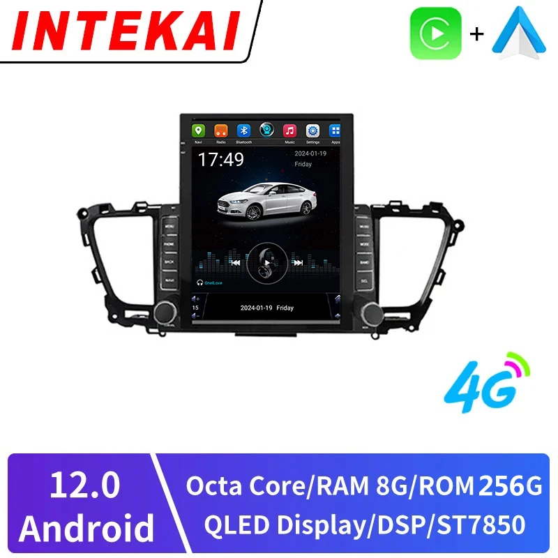 

9.7" Vertical Style Tesla Screen Android Car Radio GPS For Kia Carnival YP Sedona 3T 2014-2020 Navigation GPS Multimedia Video