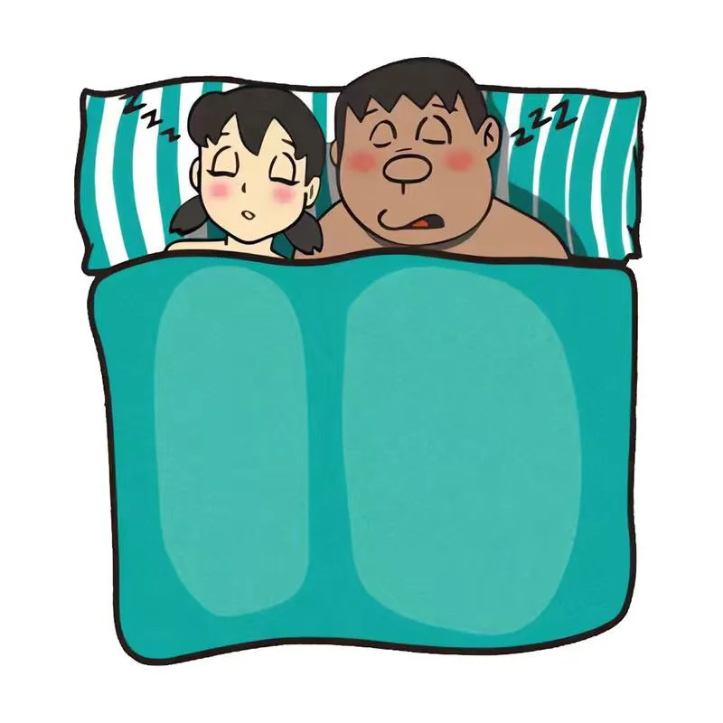 عبقور ShizukaMinamoto Gouta Takeshi مضحك وممتع أنيمي الطرفية ديكور سيارة ملصق الإبداعية الشخصية سيارة خدش غطاء