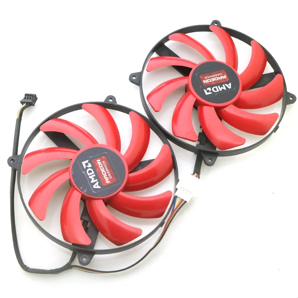 FDC10U12D9-C DC12V 0,45A VGA Lüfter für AMD Radeon R9 390X Engineering Sample Grafikkarte Kühler Lüfter