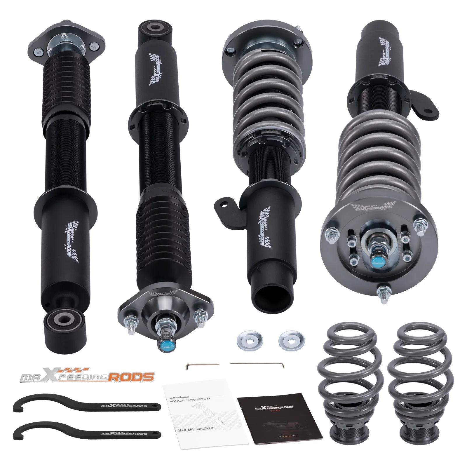 24 levels Adjustable Damper Coilover For BMW E46 316i 325i 328i 330i 1999-2005 Coilover Suspension Lowering Kit