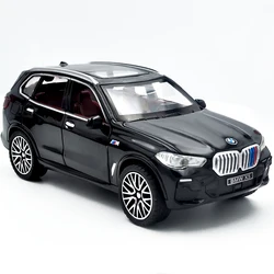 1:32 For BMW X5 SUV Alloy Car Model Diecast Metal Toy Vehicles Car Model Collection Sound Light High Simulation Children's