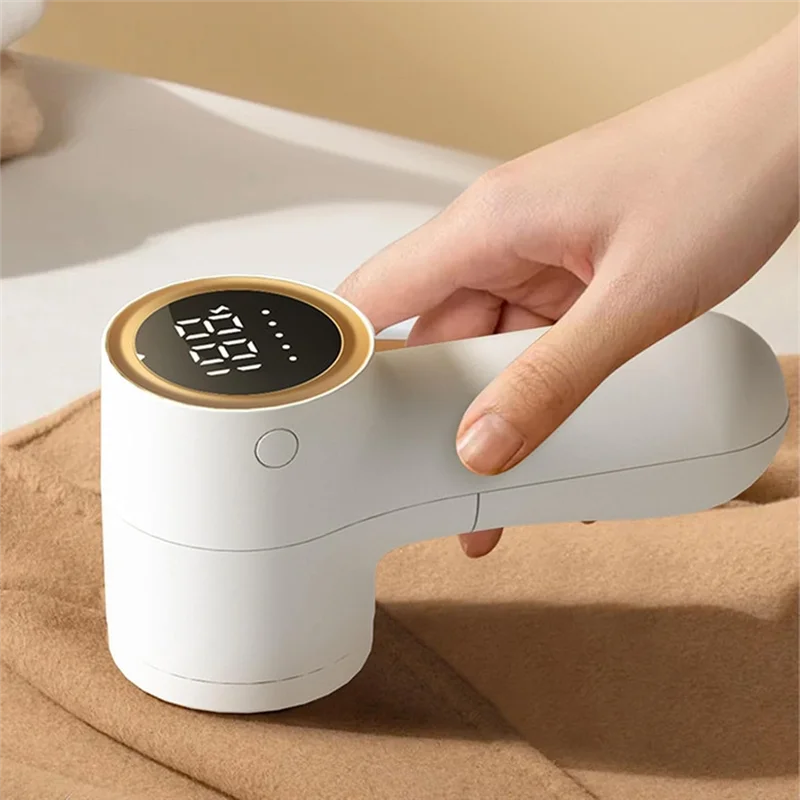 

B02C-USB портативный тканевый дефаззатор, цифровой бытовой шариковый инструмент с 5-скоростными скоростями для одежды, белья и ковров