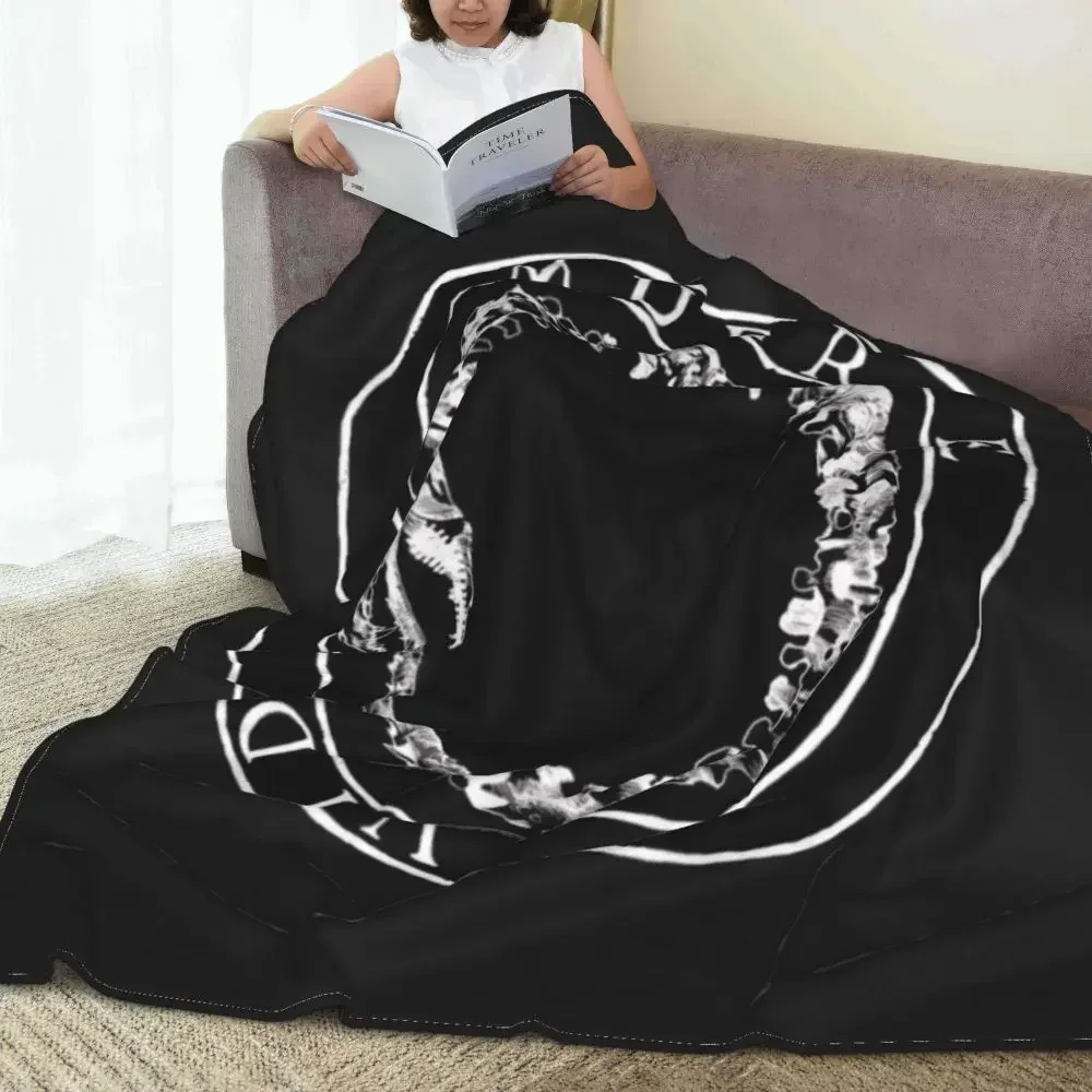 

Disco Canserbero Flannel Blanket Death Music Album Warm Throw Blanket for Chair Sofa Bed Travel Funny Bedspread Sofa Bed Cover