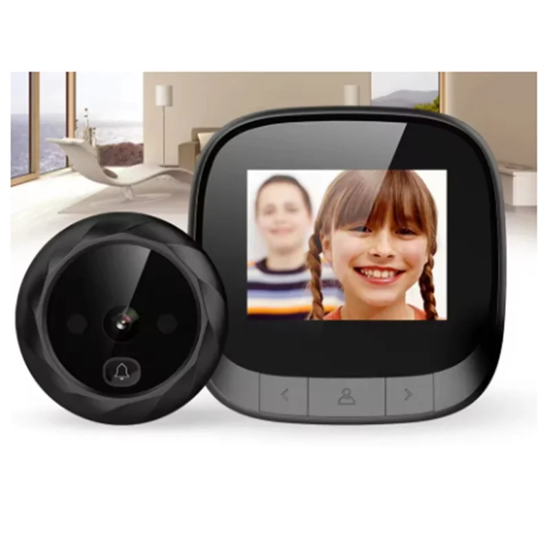 B29C-Electronic Door Viewer With 2.4-Inch LCD Display, IR Night Vision, Photo Capture Smart Peephole Camera
