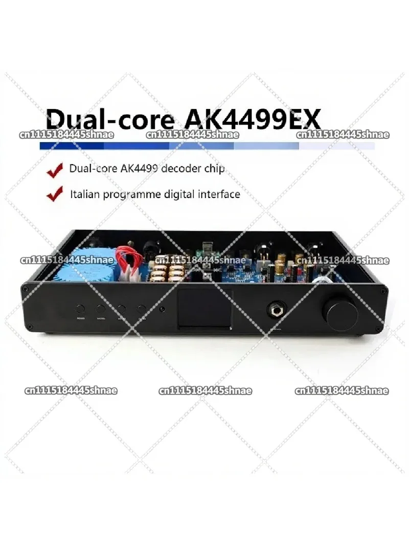 HiFi Audio Decoder Dual AK4499EX DAC QCC3084 Bluetooth 5.4 Wireless Receiver AMANERO USB Input DSD512 384KHz