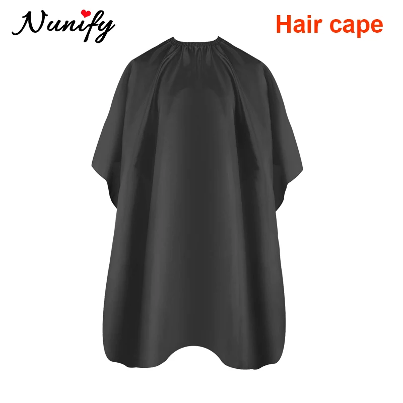 

1Pcs Haircut Cape With Adjustable Snap Closure Black Barber Cape Waterproof Hairdressing Cape For Men & Kids Hairstyle Cape Gown