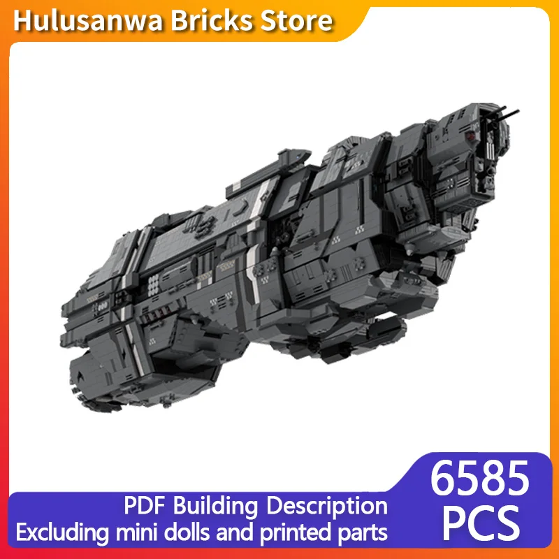 

Popular Game Model MOC Building Bricks Game Fighter Heavy Cruiser Modular Technology Gifts Holiday Assemble Children Toys Suit