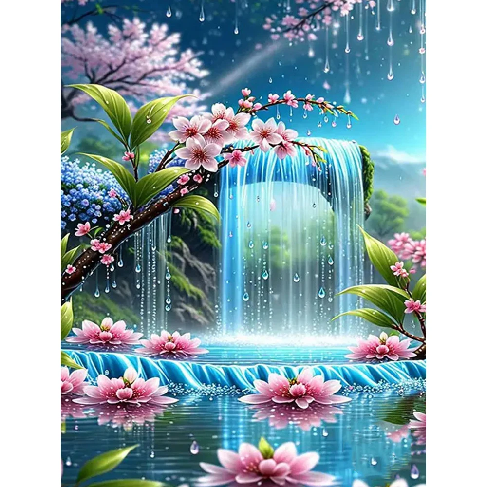 Momoart 5D DIY Diamant Stickerei Lotus Blume Mosaik See Neue Ankunft Diamant Malerei Bild Strass Handgemachte Hobby