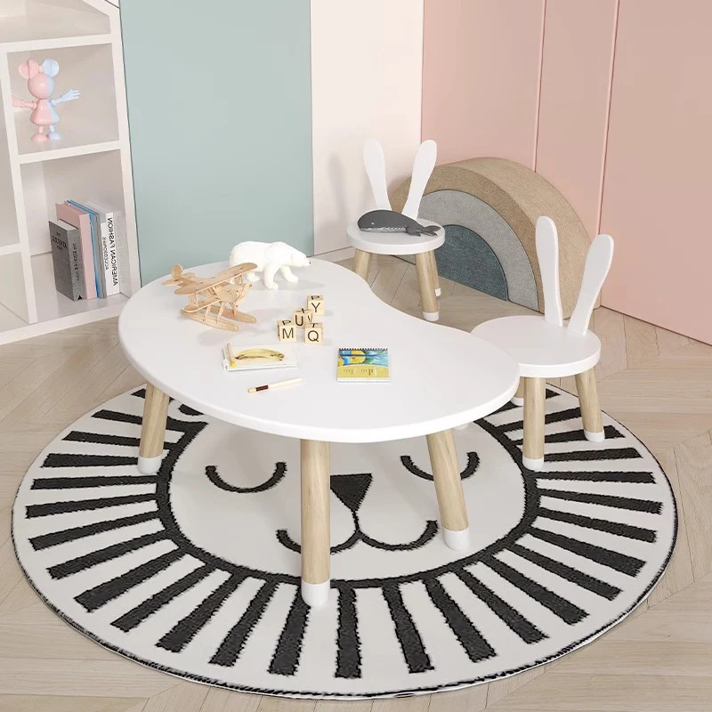 Ensemble de table et chaise haute pour enfants, bureau pour bébé, meubles pour tout-petits, meubles pour enfants