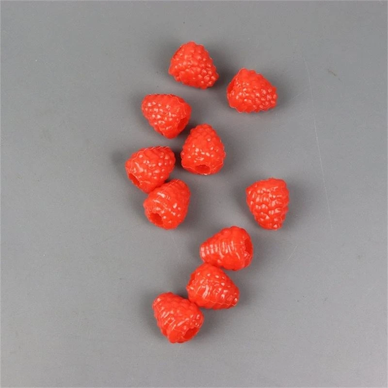 

6pcs Artificial Raspberries Lifelikes Realistic Artificial Fake Fruit Decors 15UB