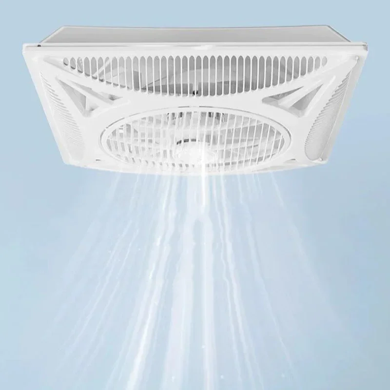 Square Drop-in Ceiling Mount Air Circulator Fan Low Noise Embedded Ventilation Fan for Suspended Ceiling Engineering