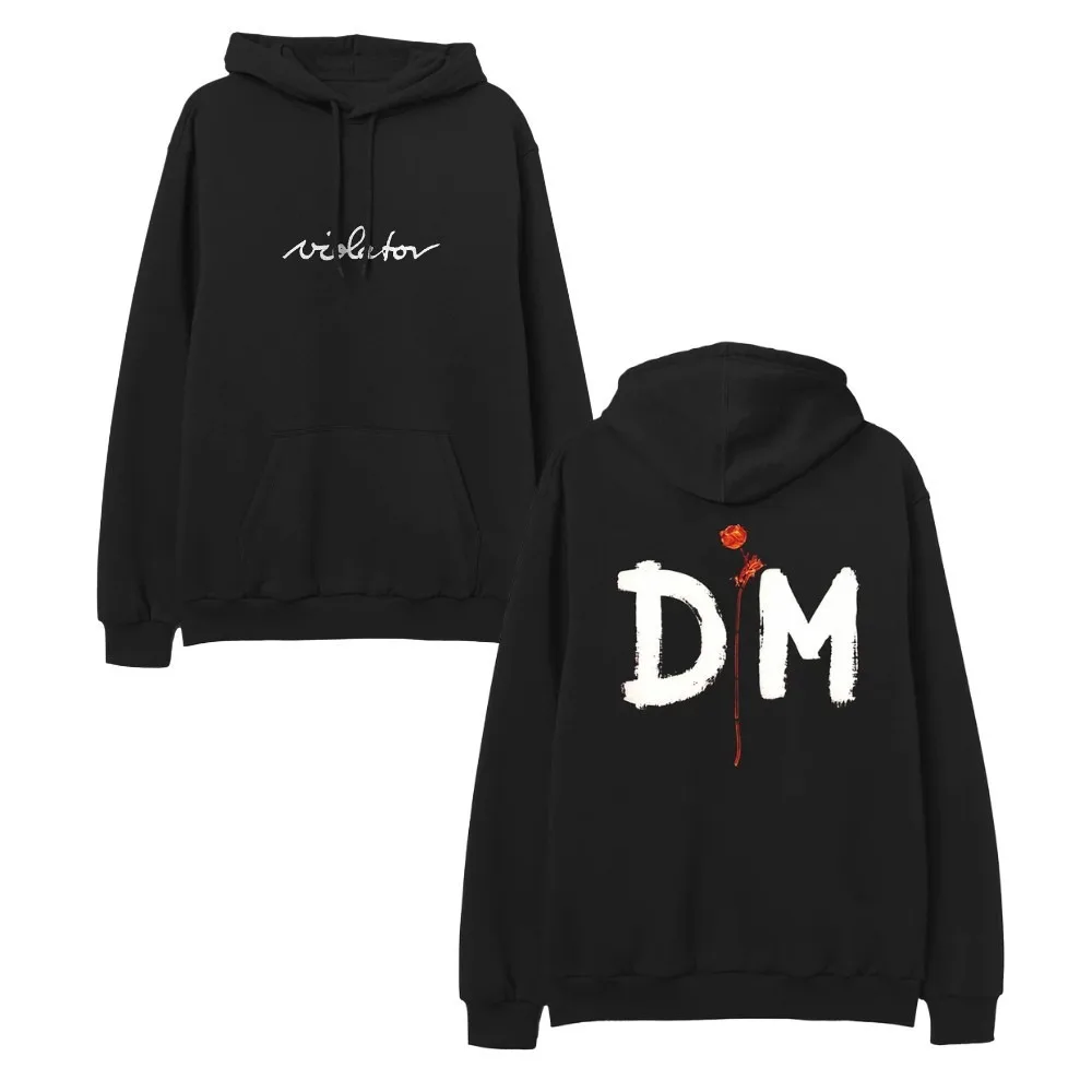 Depeche Mode Violator Moletom com capuz masculino e feminino de manga comprida retrô rock band pulôver tamanho grande roupas masculinas