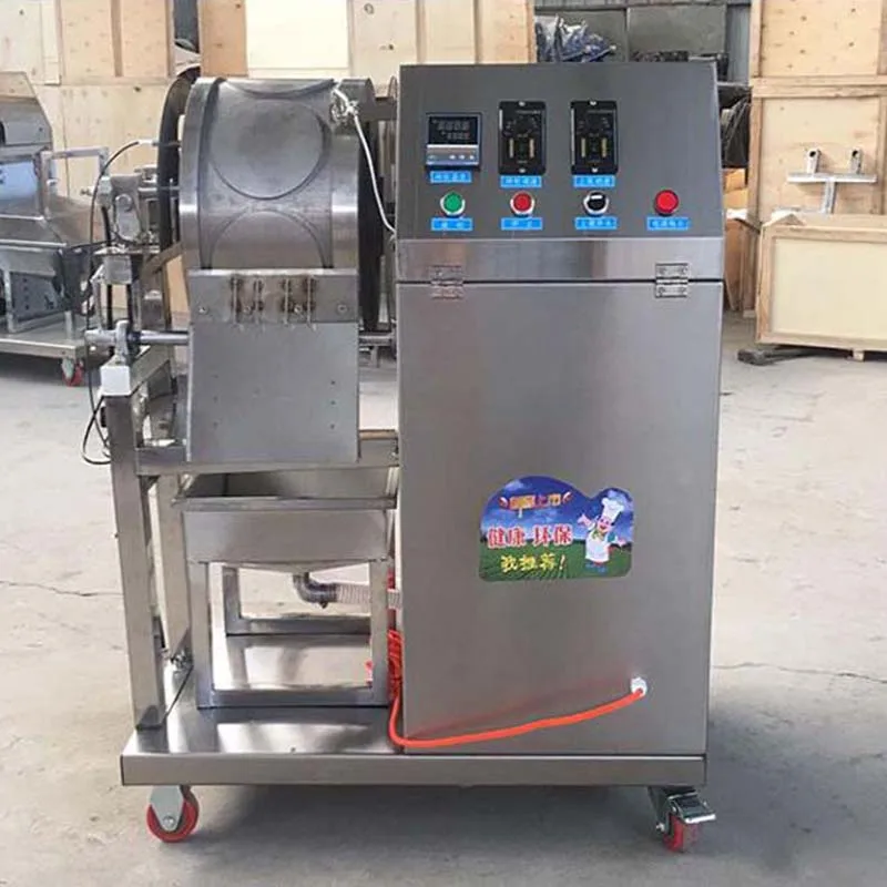 Fully Automatic Korean Pancake Forming Machine Finger Cake Roll Material Steamed Bun Spring Roll Skin Processing Machine