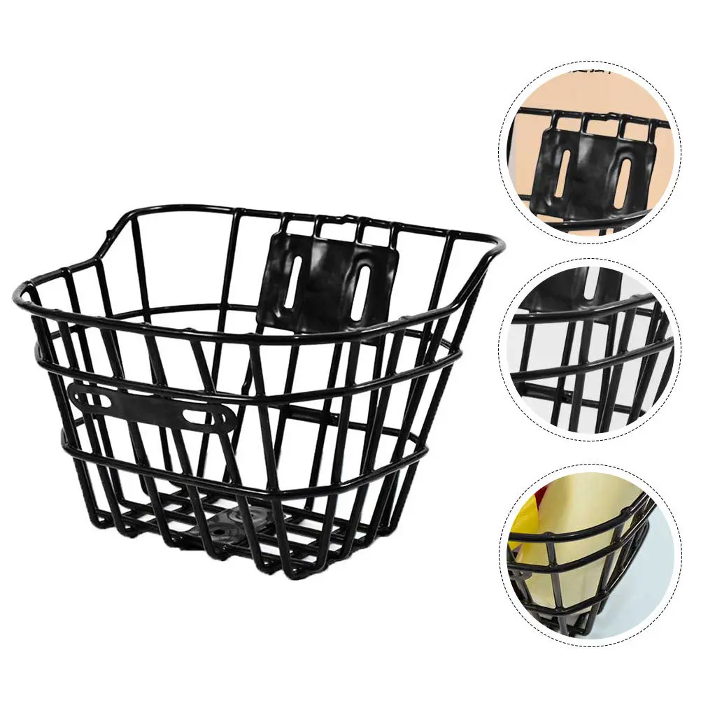 

1Pcs Stable Safe Bike Basket for Large Capacity Durable Iron Material Accessory Bike Accessory Cycling Supplies