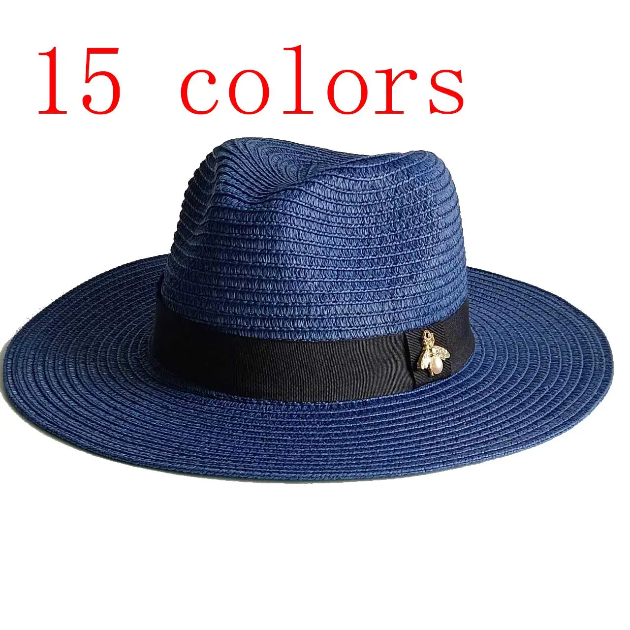 Summer hat adjustable  Metal Fittings webbing accessories men's and women's straw hat  chapeau femme