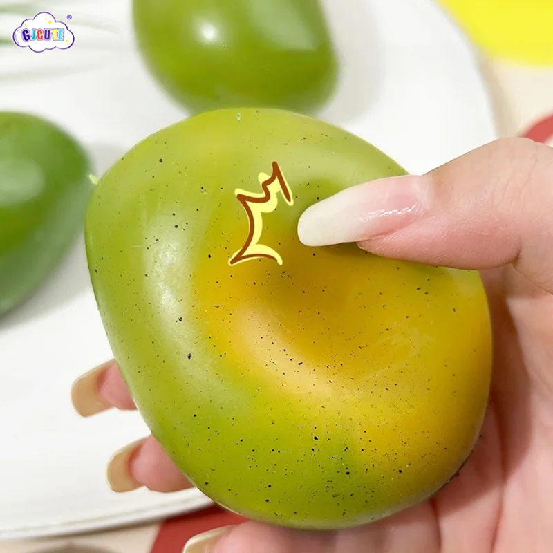 

1pcs Squishy Toy Color Changing Mango Mochi Pinching Toy Slow Rebound Stress Release Toy Decompression Toy Creative Toys Gifts