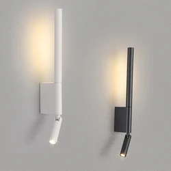 Bedside Wall Lamp 350 Degree Rotation Adjustable Wall Lamp Reading Light With Switch Minimalist Nordic Hotel Room Master Bedroom
