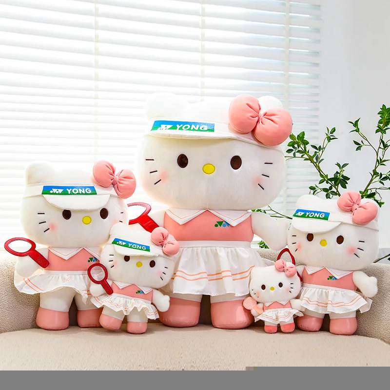 

Sanrio 35/55cm Pink KT Cat Plush Toys Anime Cartoon Flower Bud Kitty Plushie Doll Soft Stuffed Pillow Toys for Birthday Gifts