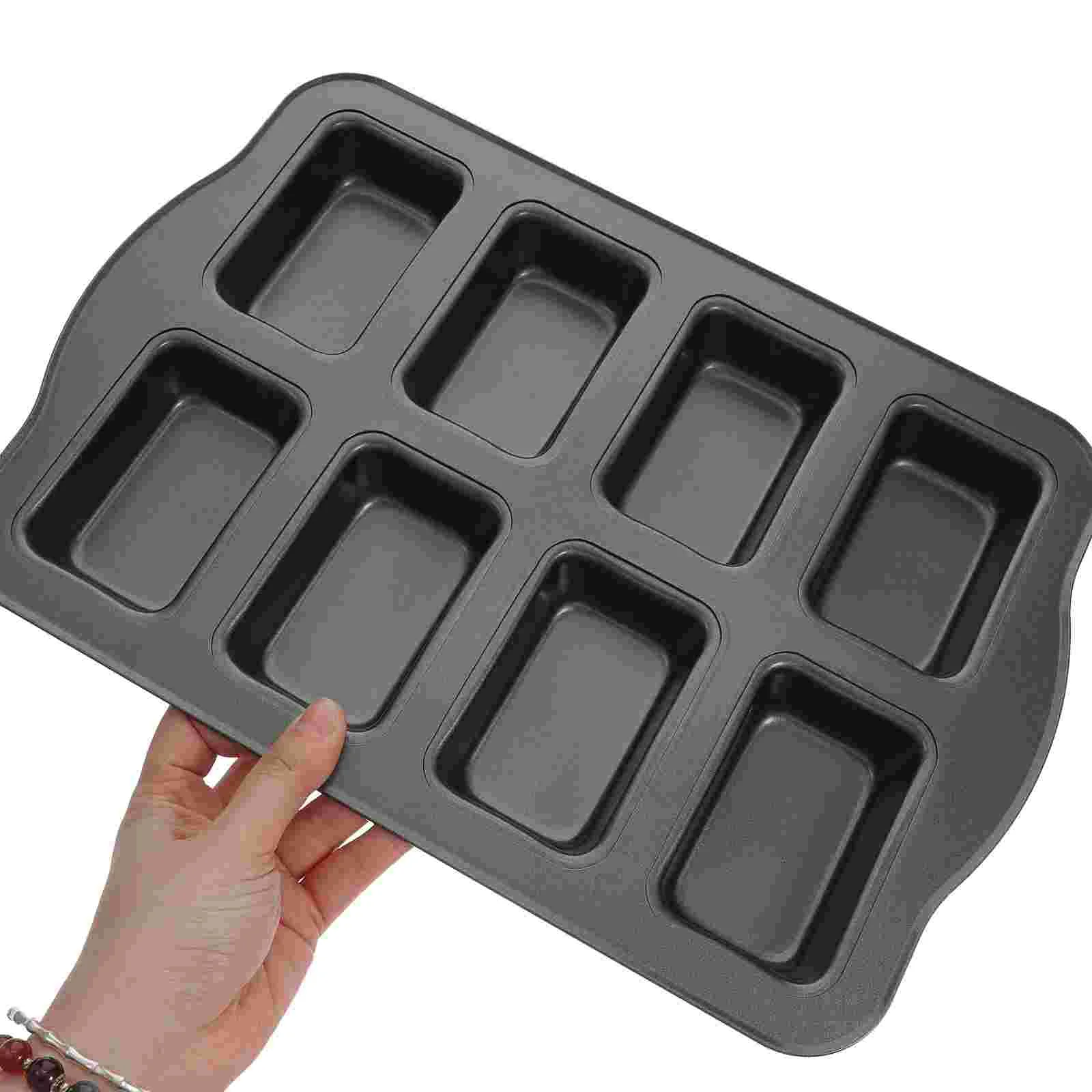 Cake Mold Multi-grid Bread Muffin Pan Small Baking Round Crispy Roasting Carbon Steel Pans for Various Loaf