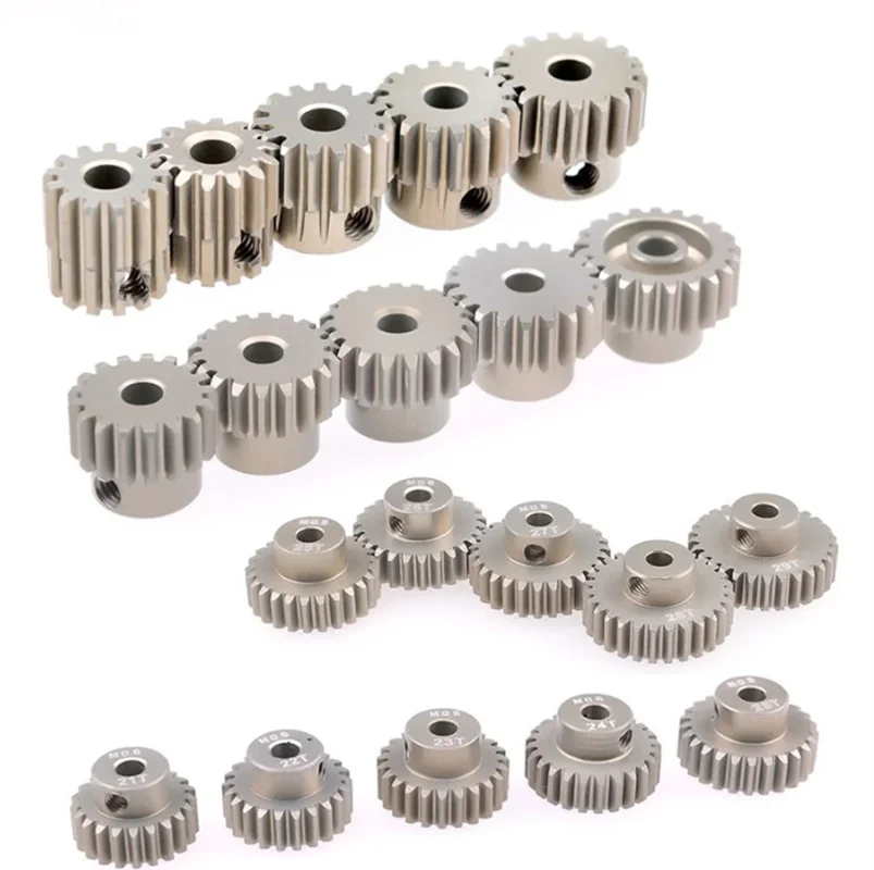 M0.6  13T 16T 17T 18T 21T 22T 23T 27T 28T 29T 32T 33T Pinion Gear 3.175mm Shaft Motor Reduction Gear for 1/10 RC Rock Crawler