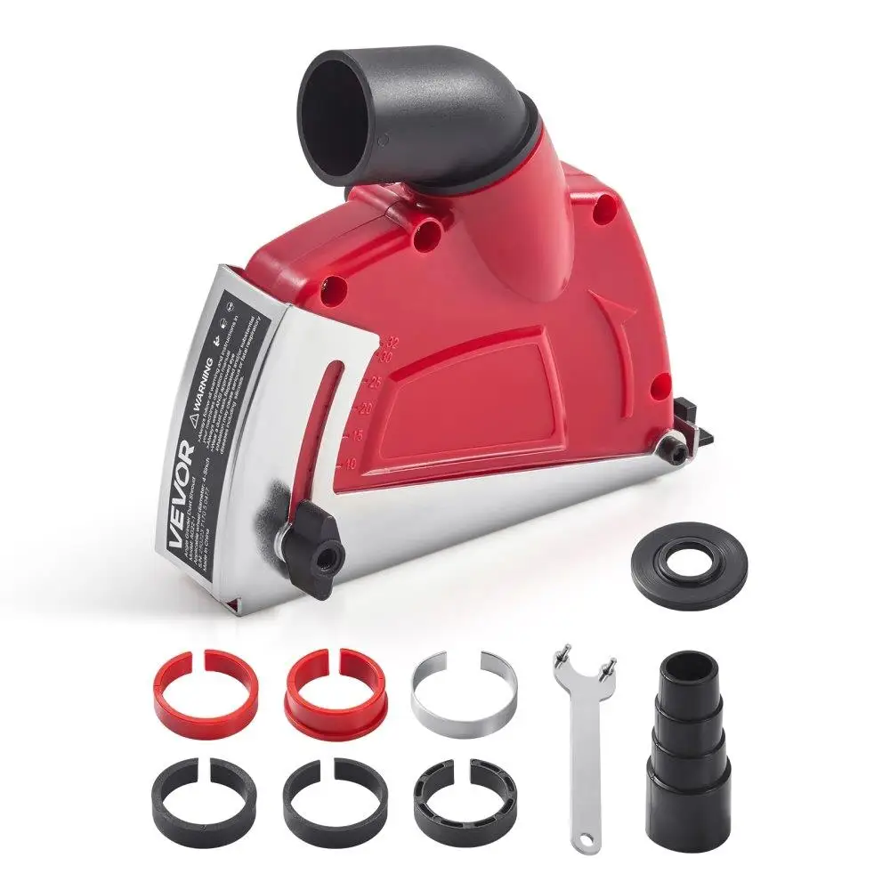 

Dust Shroud for 4 to 5 Inch for angle Grinders with 6 Clamping Washers Efficient Dust Collection Tool