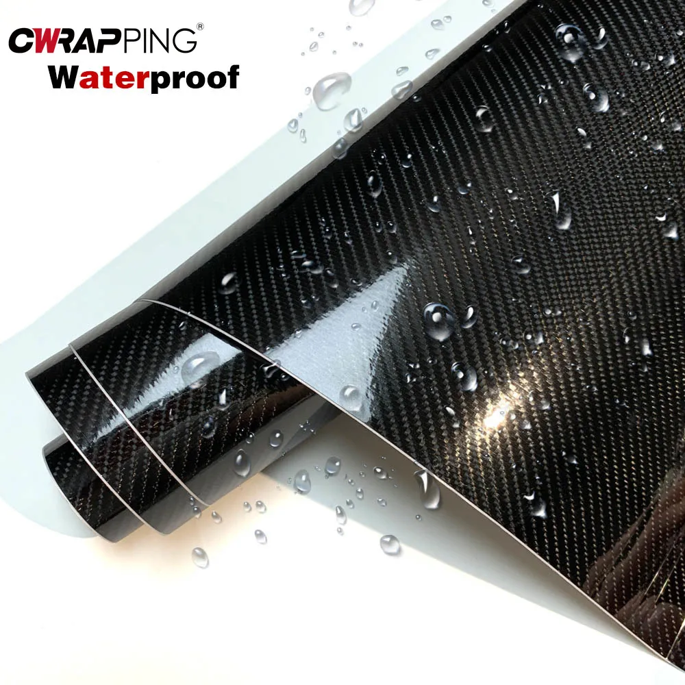 Car 6D Carbon Fiber Vinyl Foil Film Ultra Gloss Waterproof Decoration Film Auto Wrap Sticker for Laptop Phone Case Motorcycle image 2