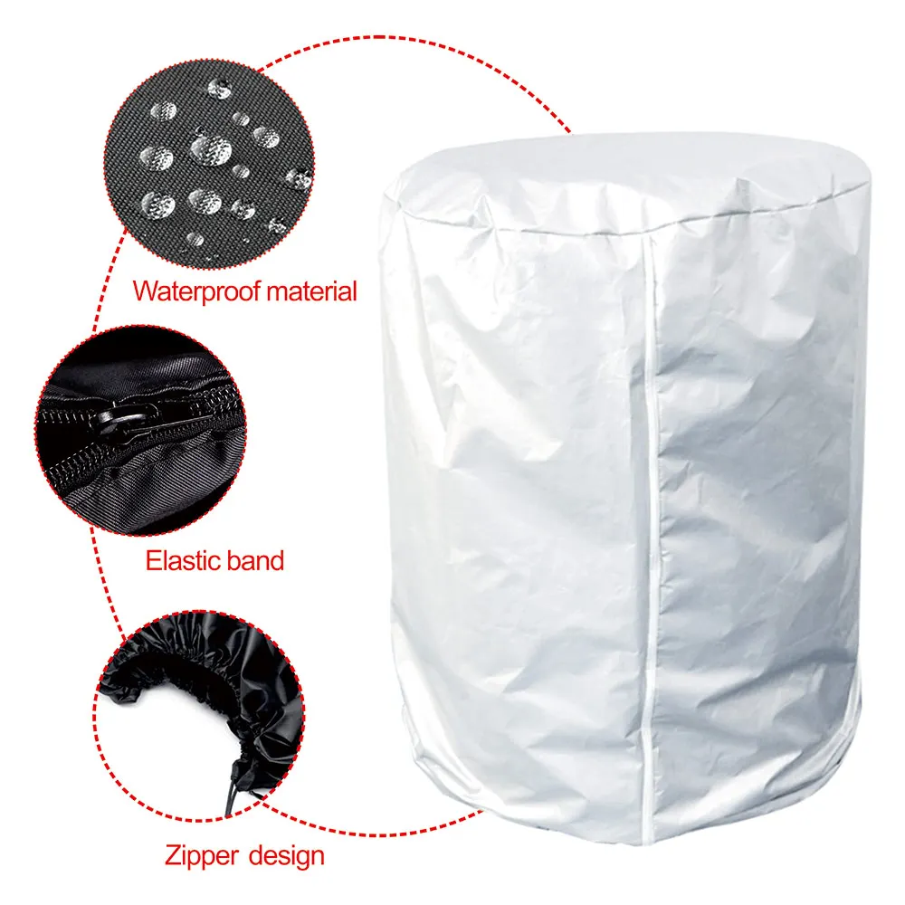 S/L Car Tire Cover 4 Tires Capacity Storage Bag Waterproof Dust proof Car-covers 210D Polyester Big Capacity Outdoor Tire Cover