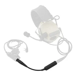 Adapter cable for connecting to the original Military Defined Headset U-174 NATO/Military to Civilian Tactical Headset PTT