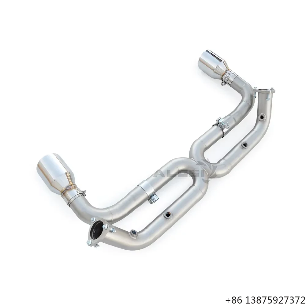 

Stainless Steel Cat-Back Exhaust System for 996 997.1 997.2 3.4L 3.6L 3.8L 2005-2012 Non-Valved Rear Muffler Assembly