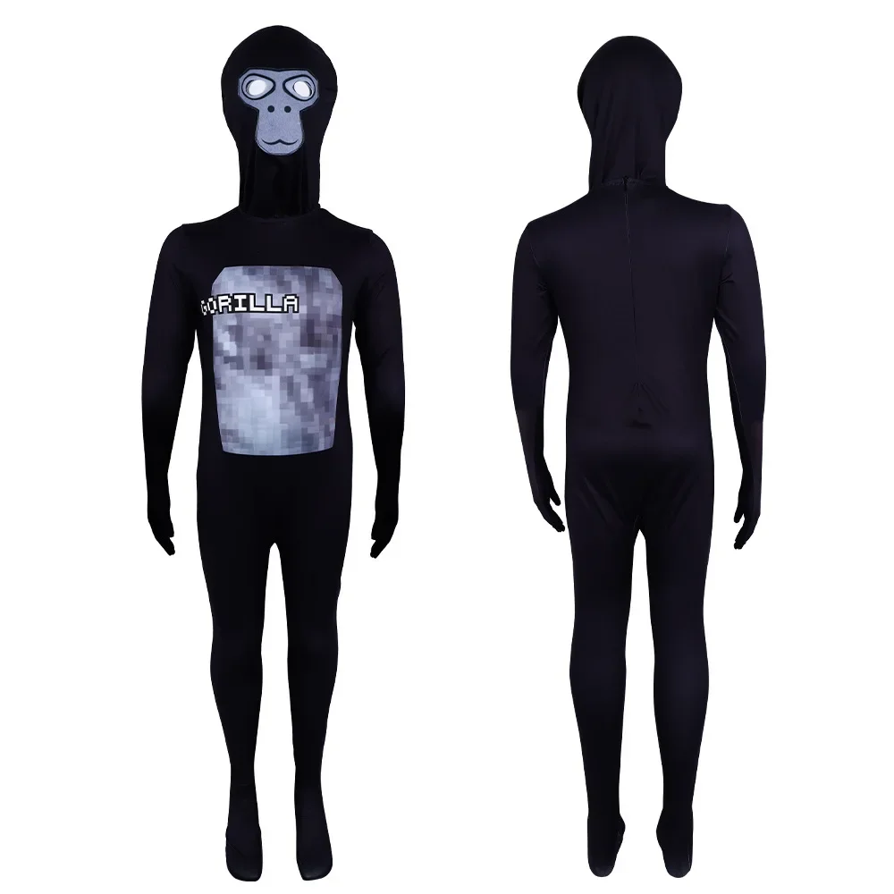 Gorilla Tag Halloween Game Lava Orangutan Cosplay One-piece Tights Stage Costume