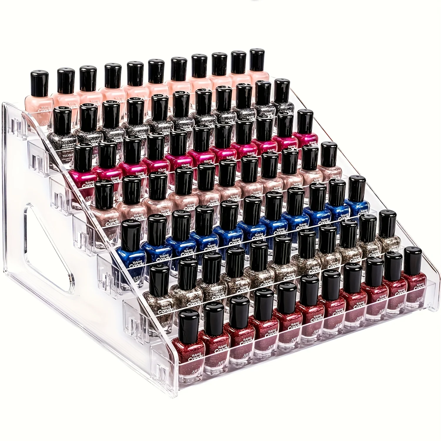 Multifunctional Acrylic Organizer, Suitable for Nail Polish, Cosmetics, Fashion Glasses, and Essential Oils - Easy Installation