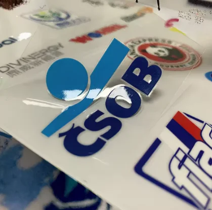 Custom 3D Gold-Plated Logo Stickers Professional Nickel Chromium Transfer Metal Labels UV Stickers for Business