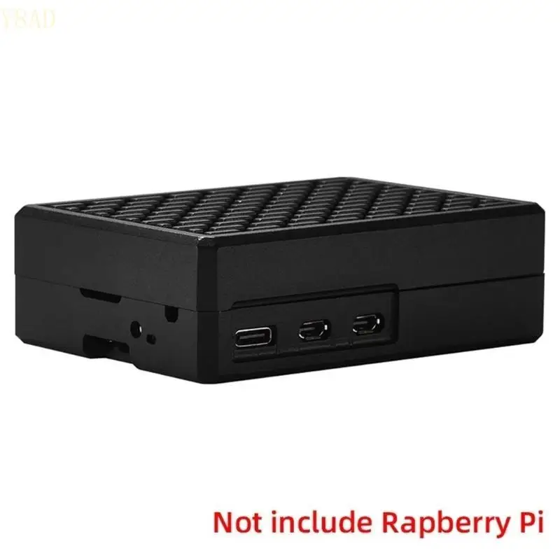 Y8AD Sturdy Aluminum Housing Case For RPI 5 Heatsink Enclosure Box Effective Heat Dissipation Quick Install