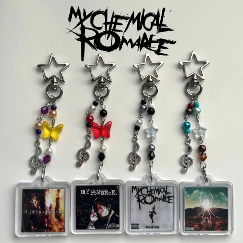 Handmade My Chemical Romance Album Keychain