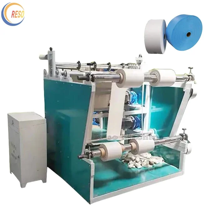 Automatic Mini Gauze Fiber Slitter Machine Fabric Simple Roll Slitting and Winding Machine