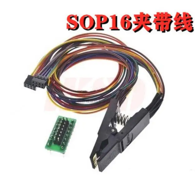 Pembongkaran alat Gratis uji penjepit SOP8/16 IC lebar dan sempit Burner