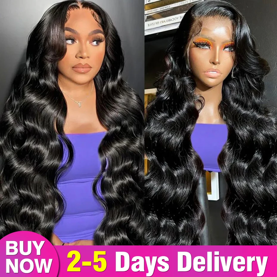 30 32 34inch Body Wave Lace Front Human Hair Wigs 13x4 13x6 Transparent Lace Frontal Wigs 360 Full Lace Wig 4x4 Lace Closure Wig