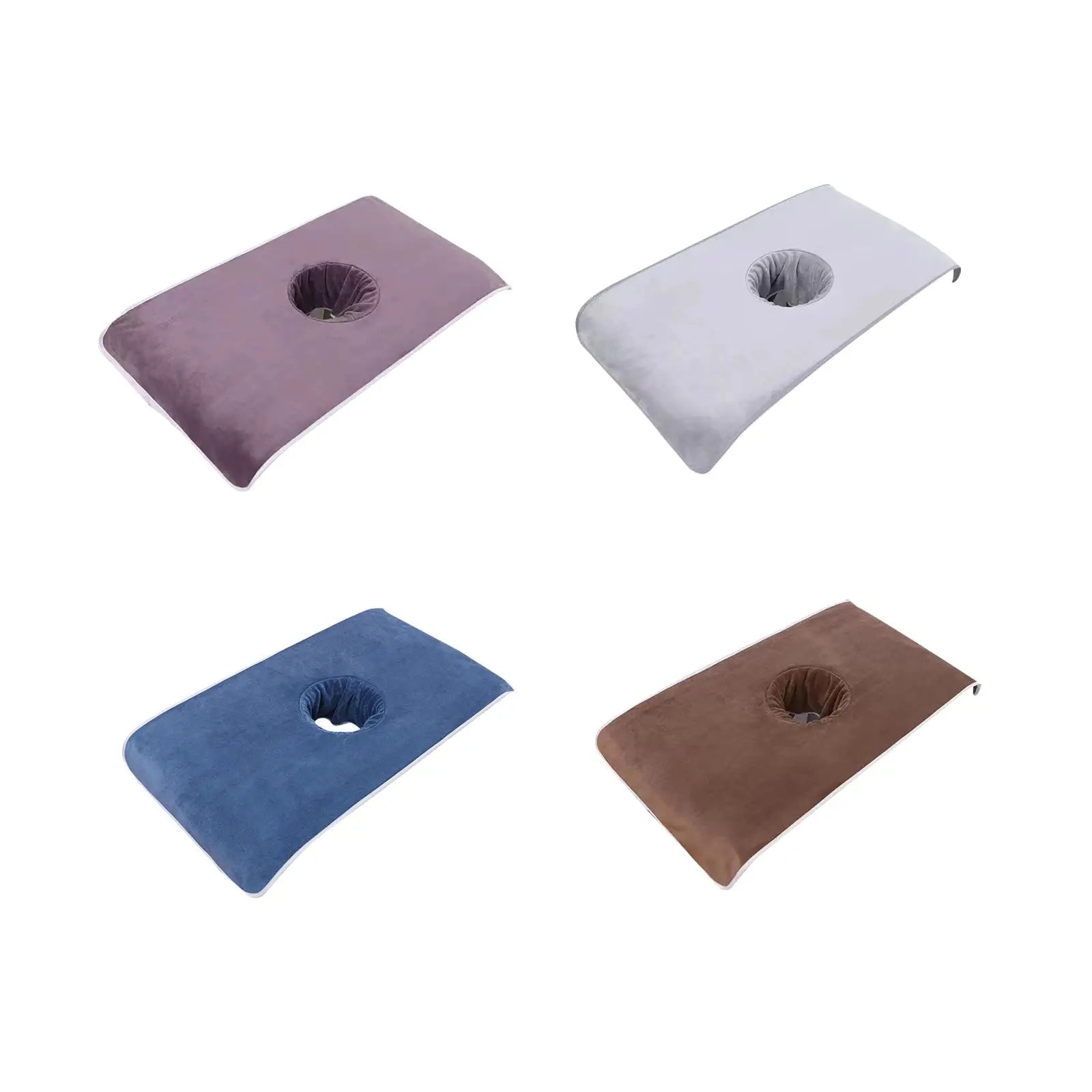 Massage Bed Cover Beauty Salon Towel Soft Face Towel with Hole SPA Massage Towel Professional Massage Bed Sheet for SPA Beauty