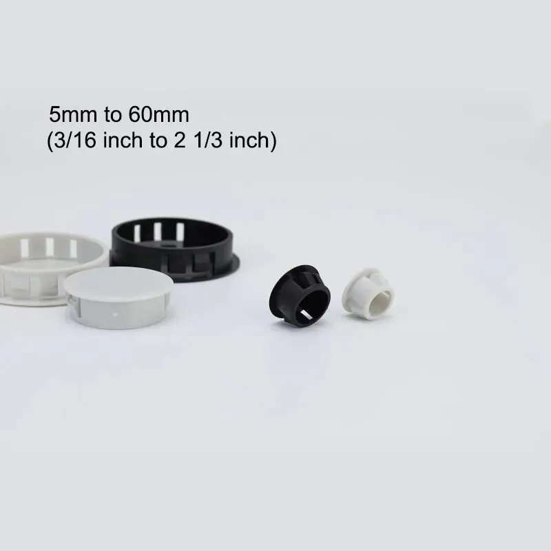 Plastic nylon HP buckle type circular hole plug/air vent cover plug/pipe plug furniture hole blind decorative cover 15mm 16mm