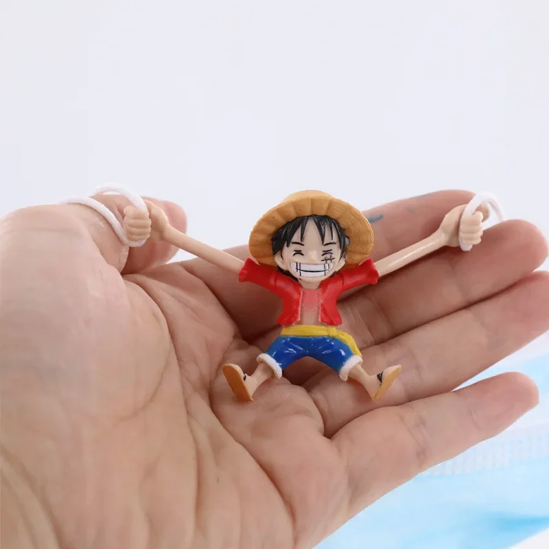 Anime Luffy Boneca de Ouvido Anti Máscara, Entorno Ornamento de Mesa, Menino Modelo Presentes do Dia das Crianças, 1 Pc