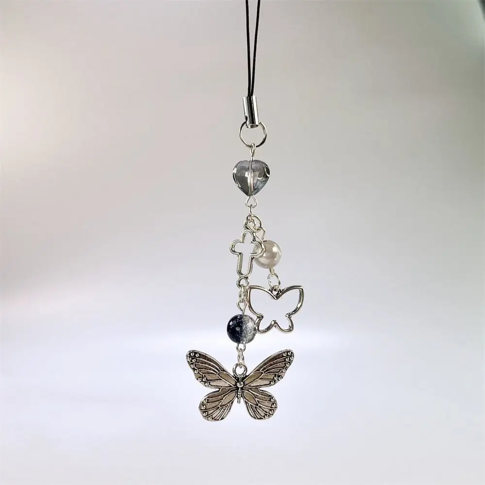 

Kawaii Sweet Girl Y2K Phone Pendant Phone Charms Phonestraps Phone Lanyard Butterfly Handmade Phone Chain Bag Keychain