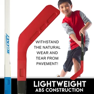 مجموعة واحدة لعبة هوكي الجليد للأطفال بكرة 72 سنتيمتر عصا الهوكي البلاستيكية في الهواء الطلق الرياضة لعبة الأطفال عصا الهوكي أفضل 6 مضرب هوكي مبيعا - رقم 2